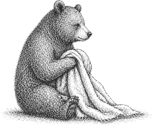 bear fable illustration