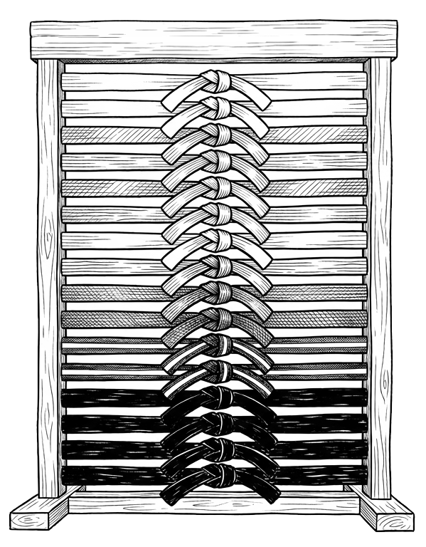 belt rack fable illustration